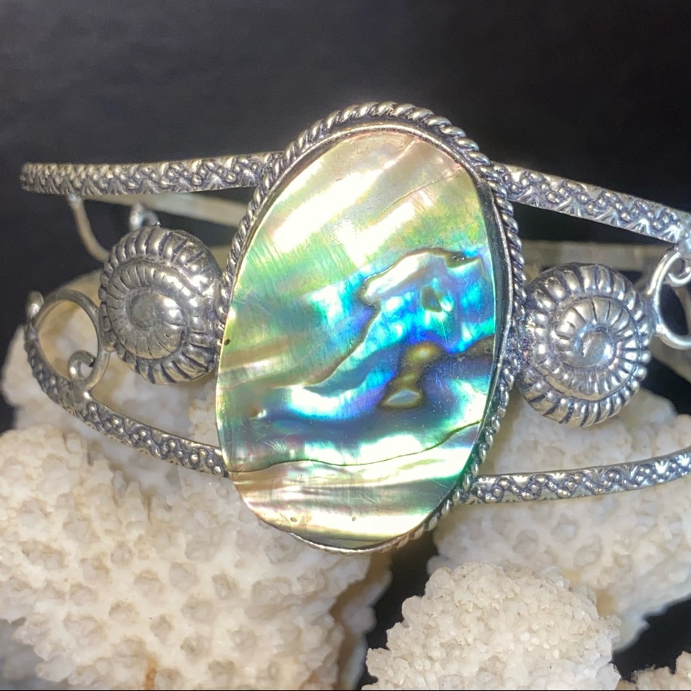Stunning Abalone large statement cuff